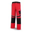 Pantalón multibolsillos Marca rojo y negro