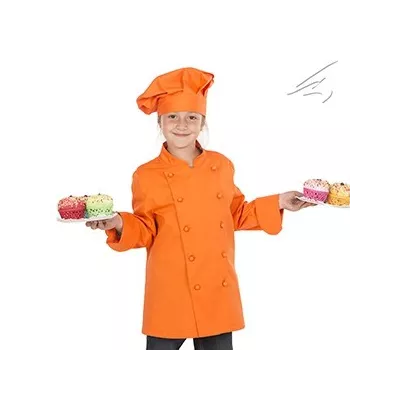 Chaqueta cocinero infantil colores 9502