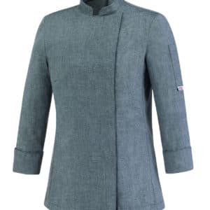 Chaqueta cocinera Egochef Grey Mix