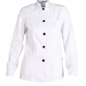 Chaqueta blanca de camarera