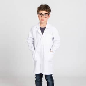 Bata blanca infantil
