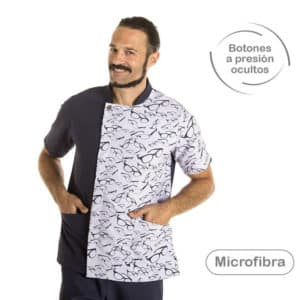 Casaca óptico manga corta