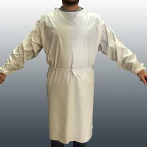 Bata protección impermeable reutilizable lavable a 90º