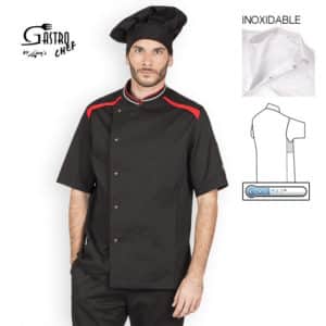 Chaqueta cocinero manga corta