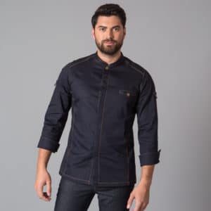 Chaqueta de cocinero tela vaquera
