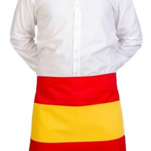 Delantal corto bandera de España