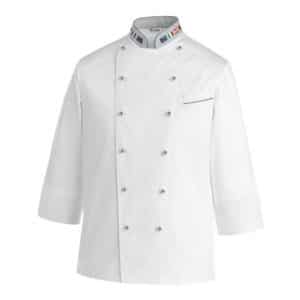 Chaqueta de cocinero banderas