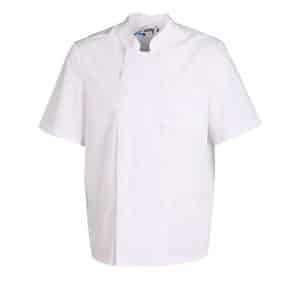 Casaca de cocinero de popelin fino blanco