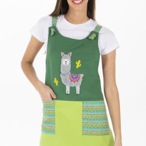Estola maestra "Llama verde"
