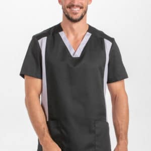 Casaca sanitario negra