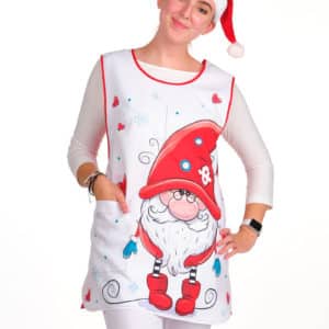 Estola Papa Noel gnomo