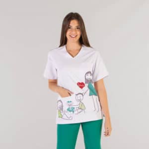 Casaca sanitaria microfibra