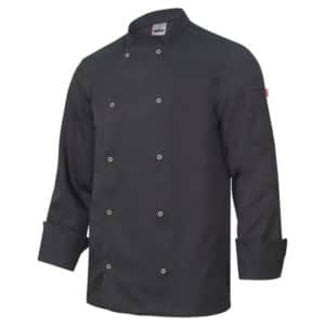 Chaqueta de cocinero corchetes