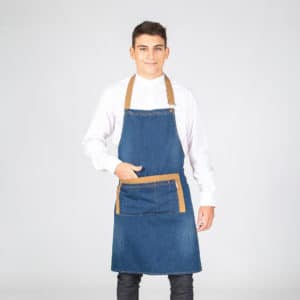 Delantal de peto vaquero