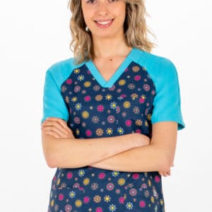 Casaca sanitaria unisex mandalas